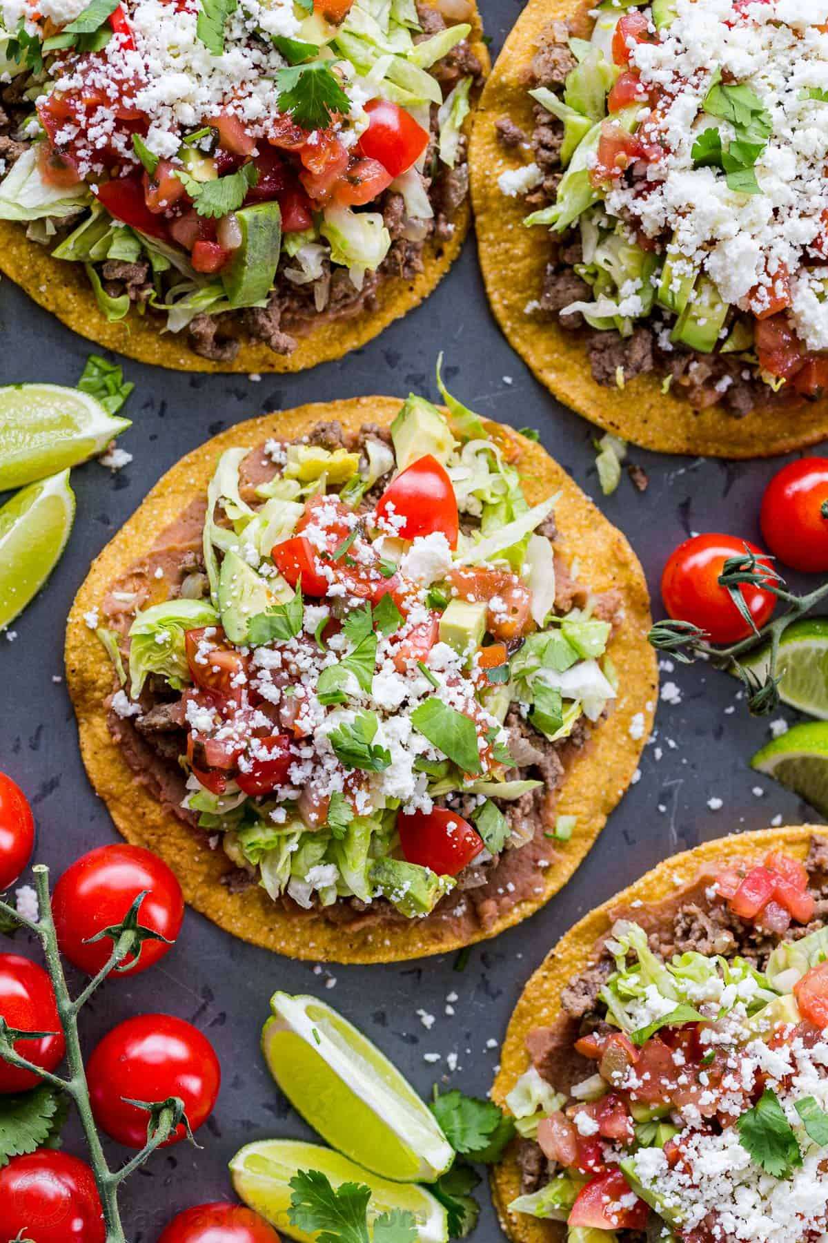 BEEF & CHEESE TOSTADA (1)