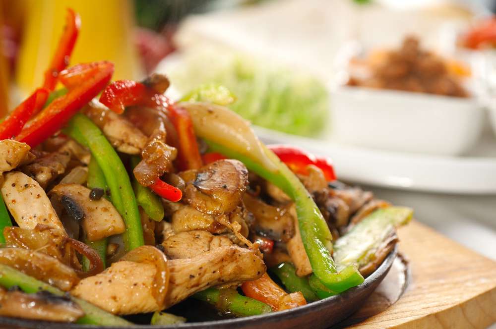 FLAMING FIESTA FAJITAS