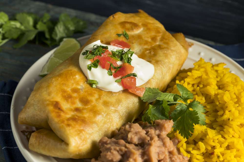SHRIMP CHIMICHANGA
